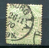 Norddeutscher Postbezirk Afa 14 Stemplet