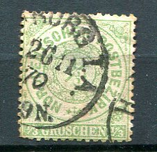 Norddeutscher Postbezirk Afa 14 Stemplet