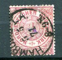 Norddeutscher Postbezirk Afa 16 Stemplet