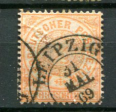 Norddeutscher Postbezirk Afa 21 Stemplet