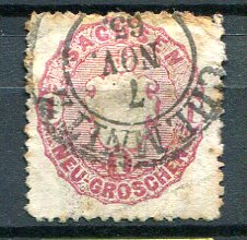 Sachsen Afa 16 Stemplet