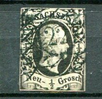 Sachsen Afa 03 Stemplet