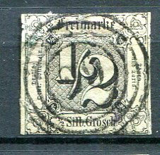 Thurn & Taxis Afa 14 Stemplet