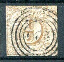 Thurn & Taxis Afa 34 Stemplet