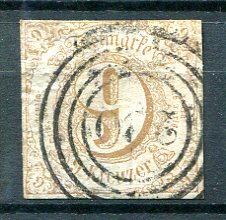 Thurn & Taxis Afa 34 Stemplet