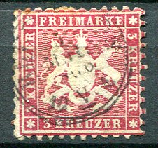 Wurttemberg Afa 26 Stemplet