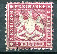 Wurttemberg Afa 26 Stemplet