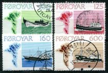 Færøerne Afa 18 - 21 Stemplet