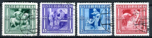 Østrig Afa 541 - 44 Stemplet