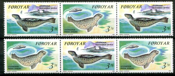 Færøerne Afa 229 - 30 Postfrisk Sammentryk