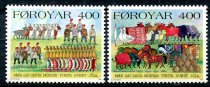 Færøerne Afa 262 - 63 Postfrisk