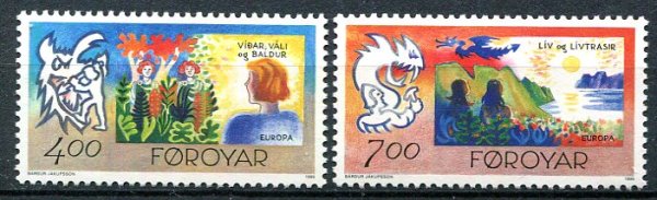 Færøerne Afa 270 - 71 Postfrisk