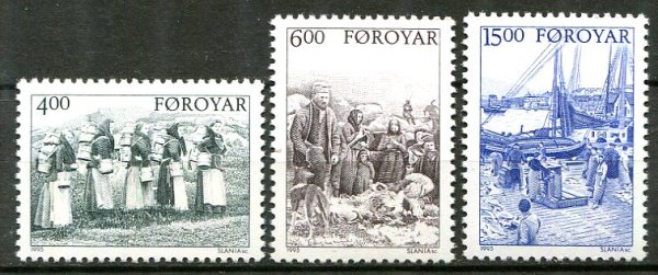 Færøerne Afa 277 - 79 Postfrisk