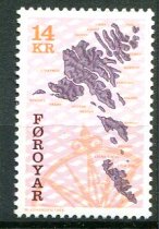 Færøerne Afa 339 Postfrisk