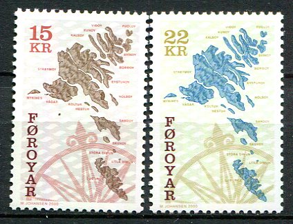 Færøerne Afa 370 - 71 Postfrisk