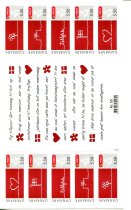 Danmark Afa ANL 11-15 Postfrisk Anledningsark