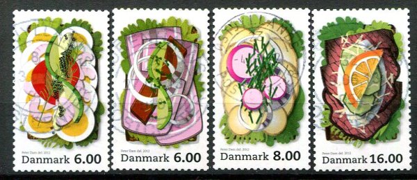 Danmark Afa 1701 - 04 Stemplet