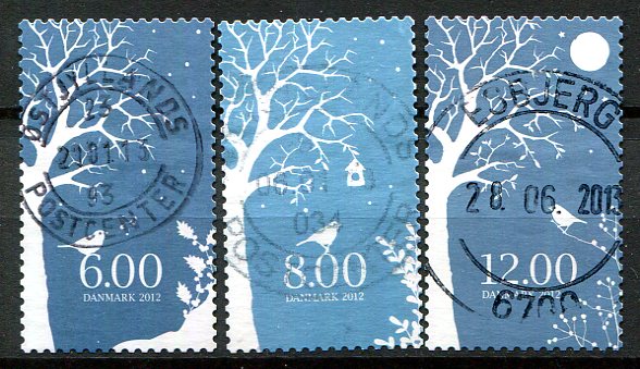 Danmark Afa 1721 - 23 Stemplet