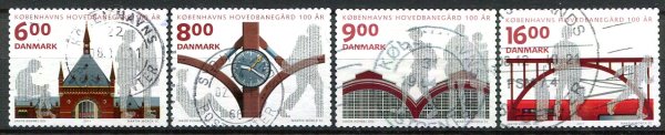 Danmark Afa 1675 - 78 Stemplet