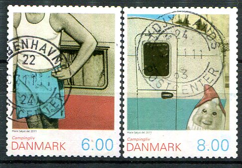 Danmark Afa 1652E - 53E Stemplet