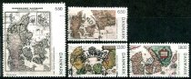 Danmark Afa 1585 - 88 Stemplet
