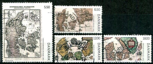 Danmark Afa 1585 - 88 Stemplet