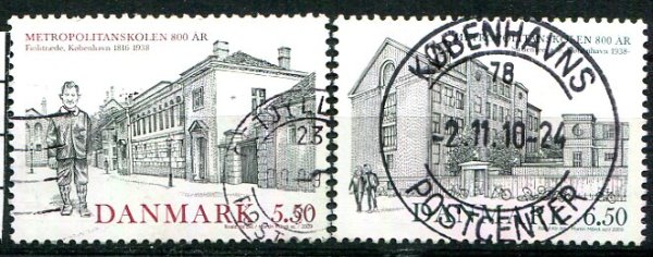 Danmark Afa 1592 - 93 Stemplet