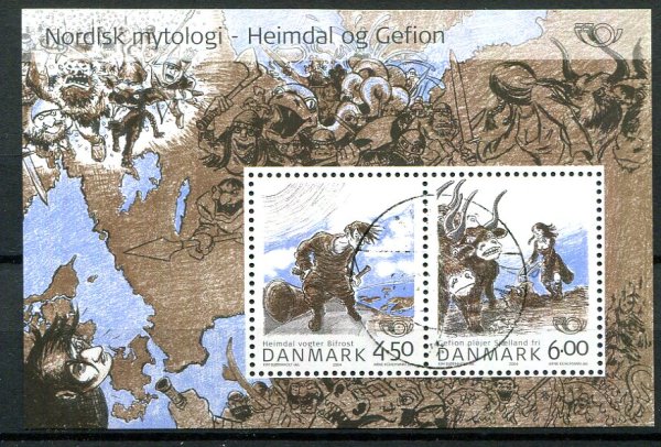 Danmark Afa 1386 Stemplet Miniark