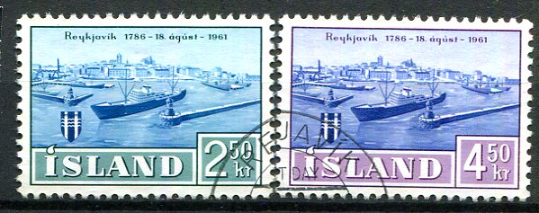 Island Afa 353 - 54 Stemplet