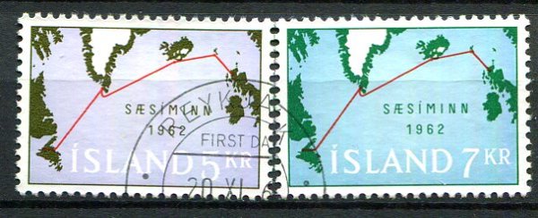 Island Afa 367 - 68 Stemplet