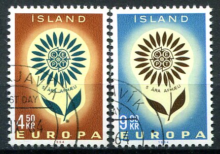 Island Afa 386 - 87 Stemplet