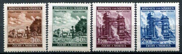 Böhmen-Mähren Afa 64 - 67 Postfrisk
