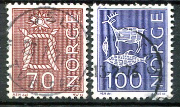 Norge Afa 613 - 14 Stemplet