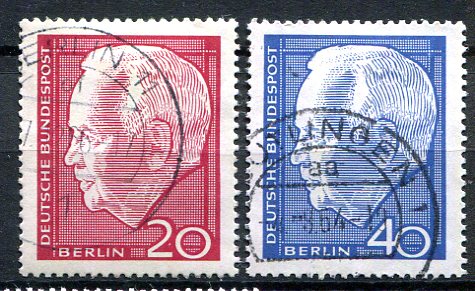 Berlin Afa 232 - 33 Stemplet