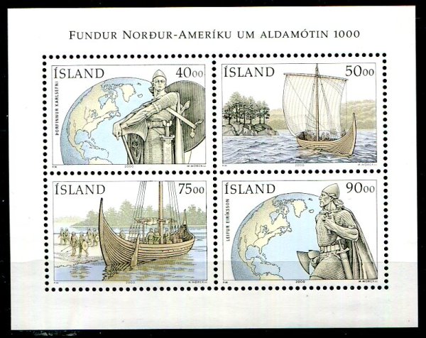 Island Afa 930 - 33 Postfrisk Miniark