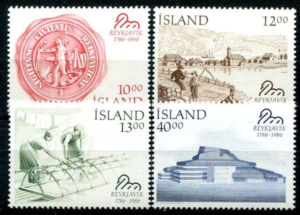Island Afa 653 - 56 Postfrisk