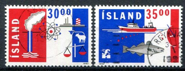 Island Afa 758 - 59 Stemplet