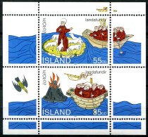 Island Afa 790a - 91a Postfrisk Miniark