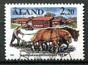 Åland Afa 27 Stemplet