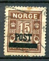 Norge Afa 142 Stemplet