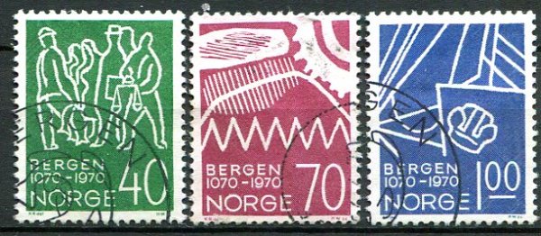 Norge Afa 621 - 23 Stemplet