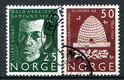 Norge Afa 526 - 27 Stemplet