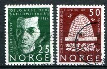 Norge Afa 526 - 27 Stemplet