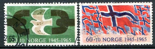 Norge Afa 541 - 42 Stemplet