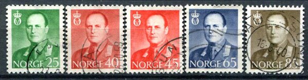 Norge Afa 432 - 36 Stemplet