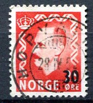 Norge Afa 393 Stemplet