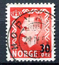 Norge Afa 393 Stemplet
