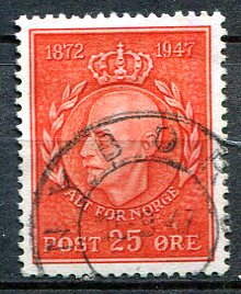 Norge Afa 349 Stemplet