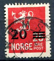 Norge Afa 128 Stemplet