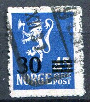Norge Afa 130 Stemplet
